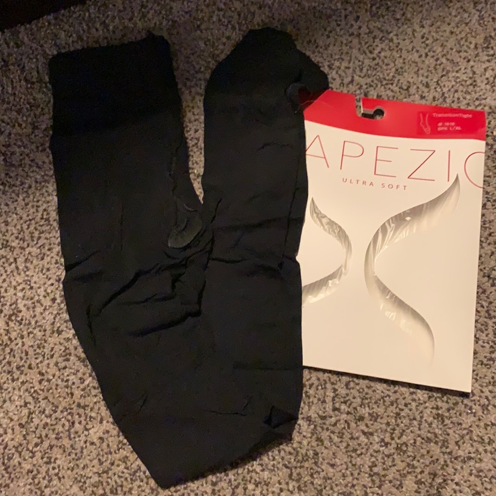 Black Capezio Transition Tights